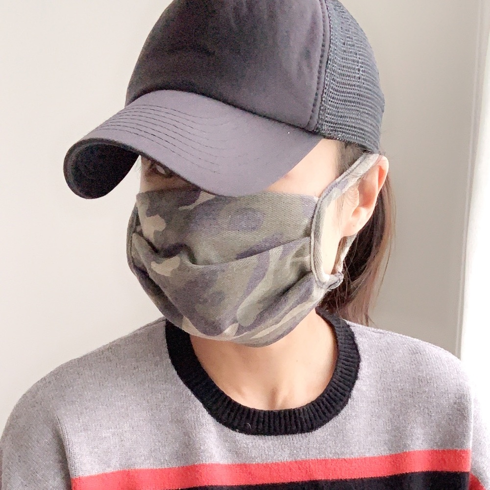 CAMO REUSABLE FACE MASK UNISEX - Picture 4 of 6